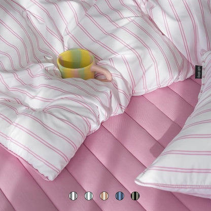 Castella Stripe Cloud Comforter Set