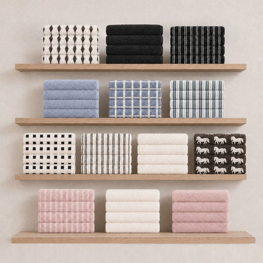 Slow Bath Design Soft 40s Cotton Towel Sets