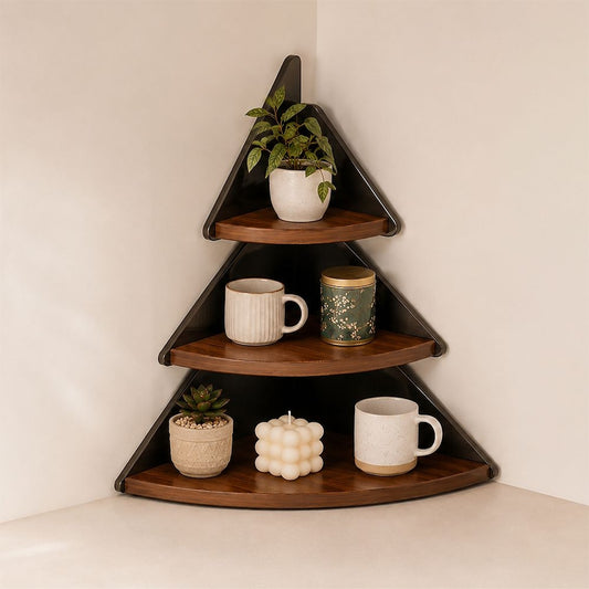 3-Tier Corner Tree Storage Shelf