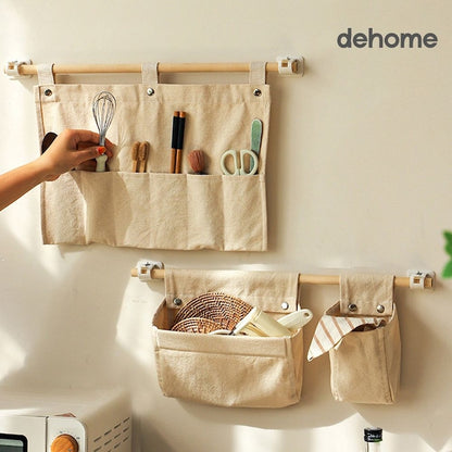 Canvas Wall Pocket Organizer