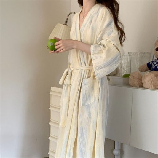 Brushed Long Sleeve Robe