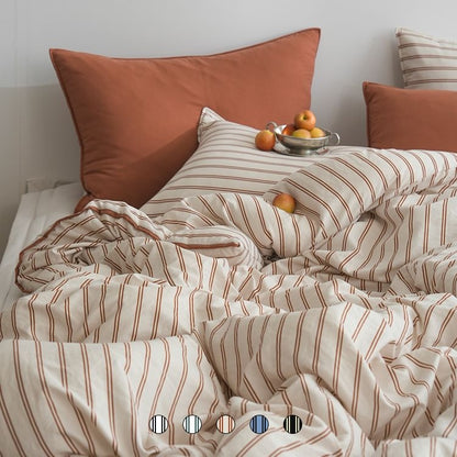 Castella Stripe Cloud Comforter Set