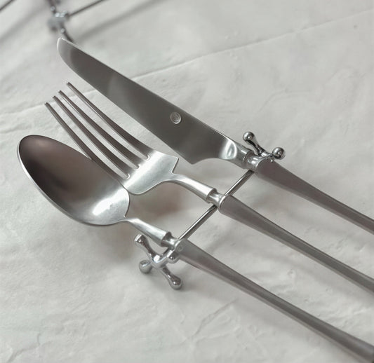 Stainless Steel Spoon Rest Set (4-Piece)